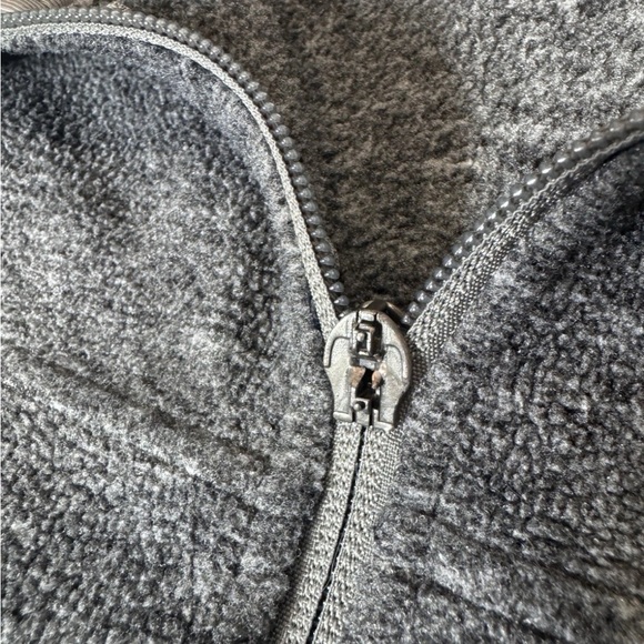 Patagonia Classic Synchilla Fleece Jacket Mens Large Full Zip Grey Gray READ - Picture 12 of 12